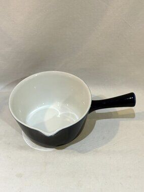 Lyngby Denmark Porcelain Sauce Pot Cobalt Blue No Lid
